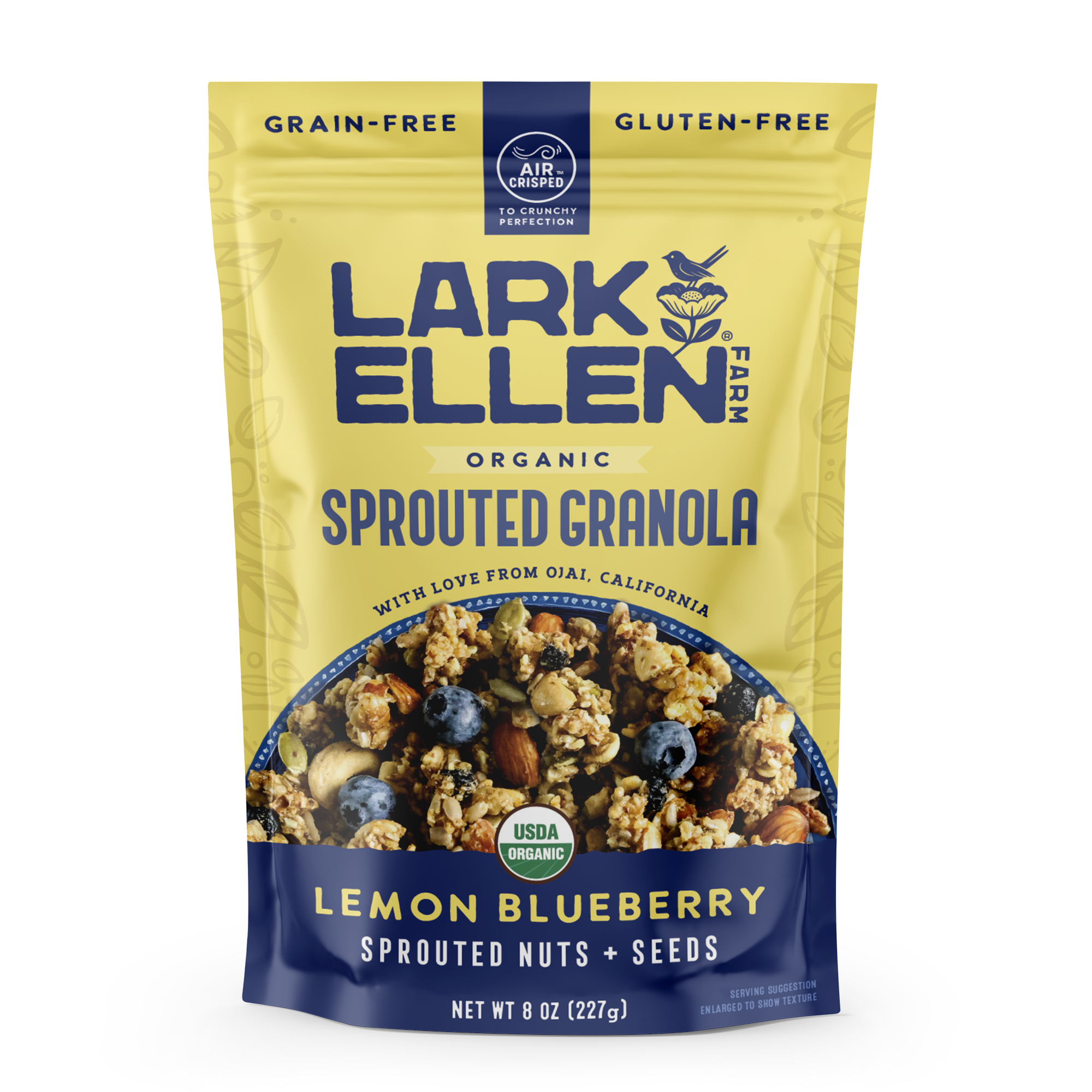 Lemon Blueberry Organic Sprouted Granola