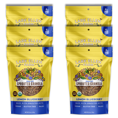 Lemon Blueberry Sprouted Granola