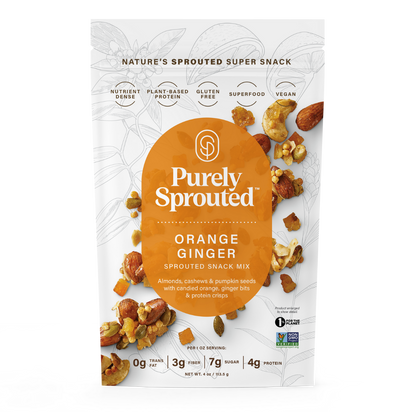 Orange Ginger, Sprouted Snack Mix