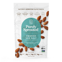 Smoked Sea Salt, Sprouted Almonds