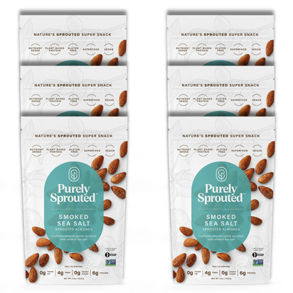 Smoked Sea Salt, Sprouted Almonds