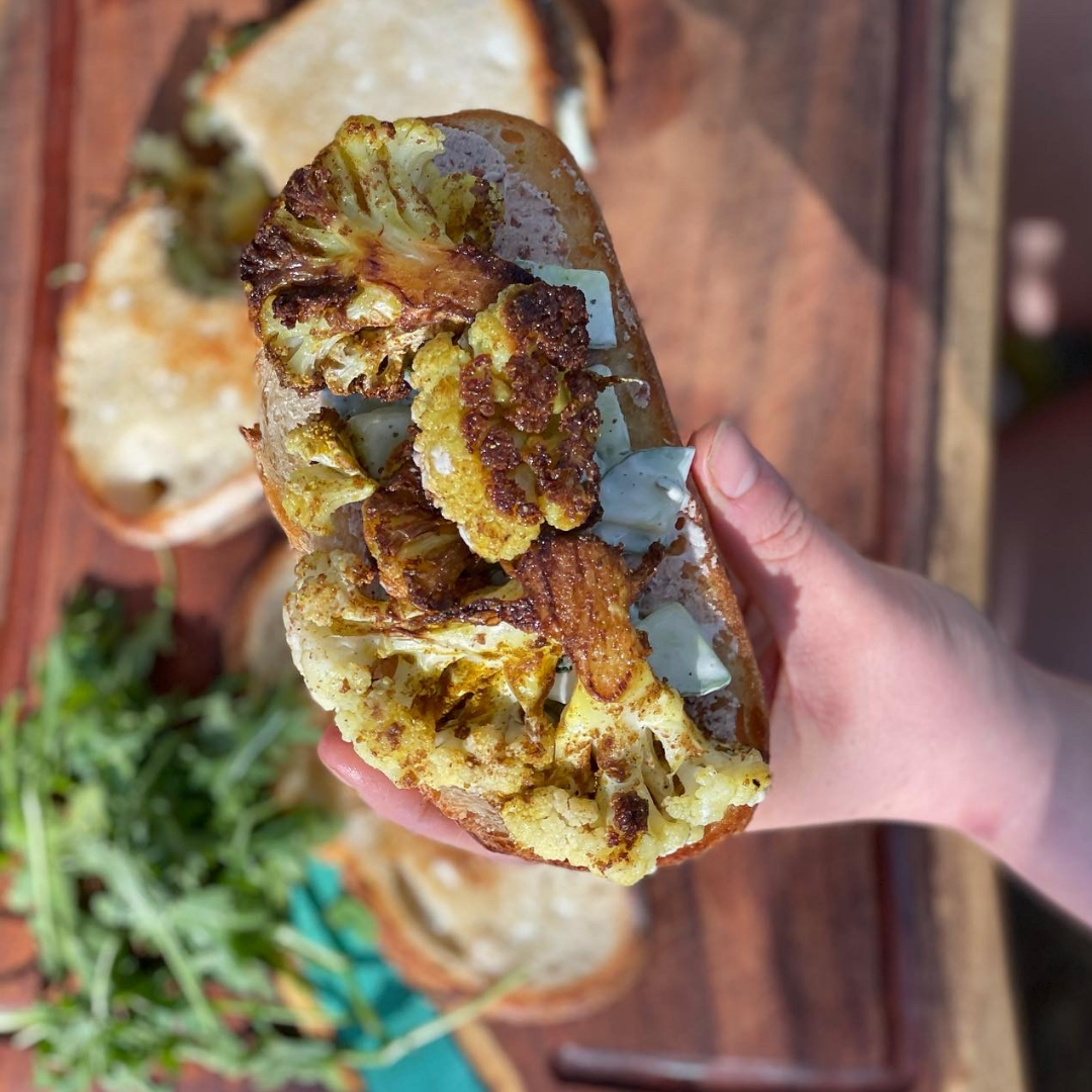 Cauliflower Sandwich with Original Pâté