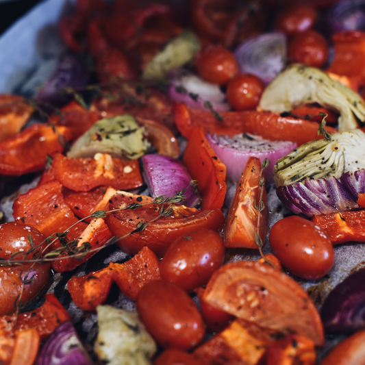 Lemon Rosemary Roasted Veggies