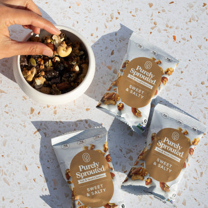 Sweet & Salty, Sprouted Snack Mix, Snack Pack, 8-Pack (1.2 Oz Each)