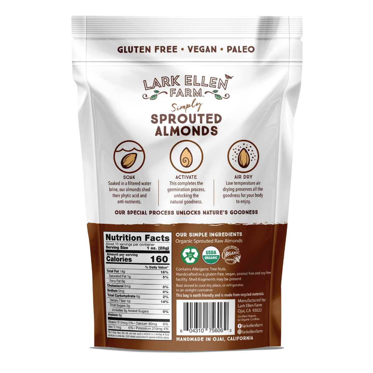 Almonds, Sprouted Organic