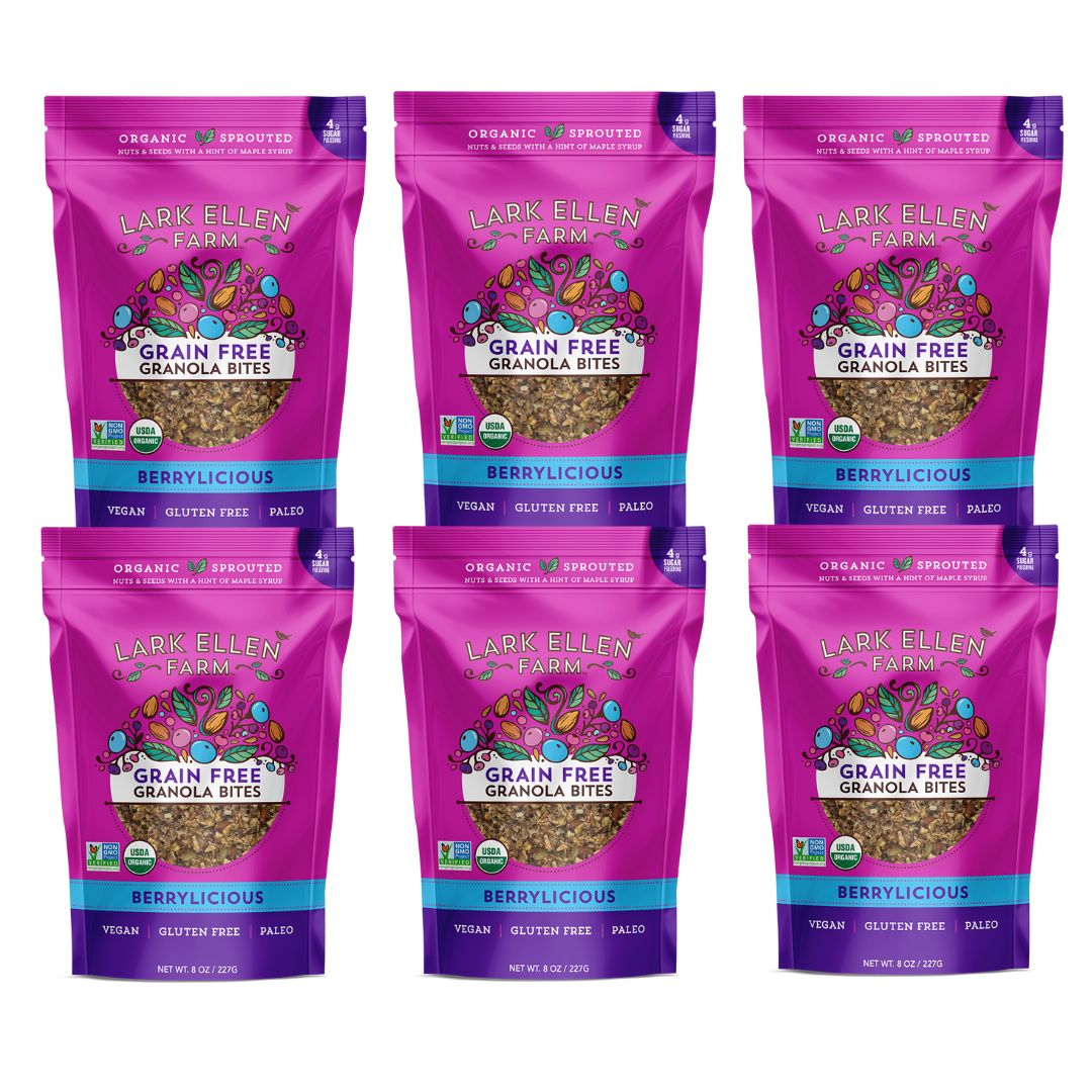 6 pack berrylicious granola bites berry nuts