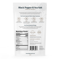 Black Pepper & Sea Salt, Sprouted Walnuts