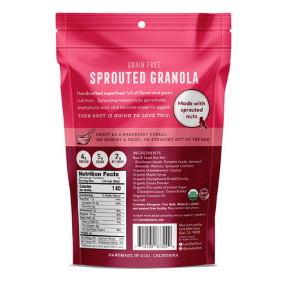 Cacao Cherry  Sprouted Granola