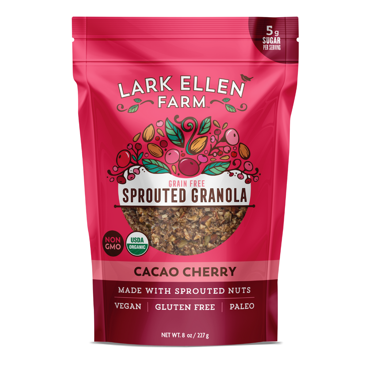 Cacao Cherry  Sprouted Granola