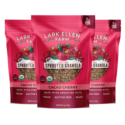 Cacao Cherry  Sprouted Granola