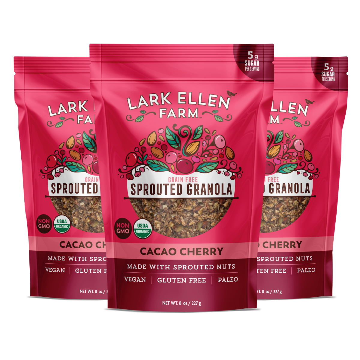 Cacao Cherry  Sprouted Granola
