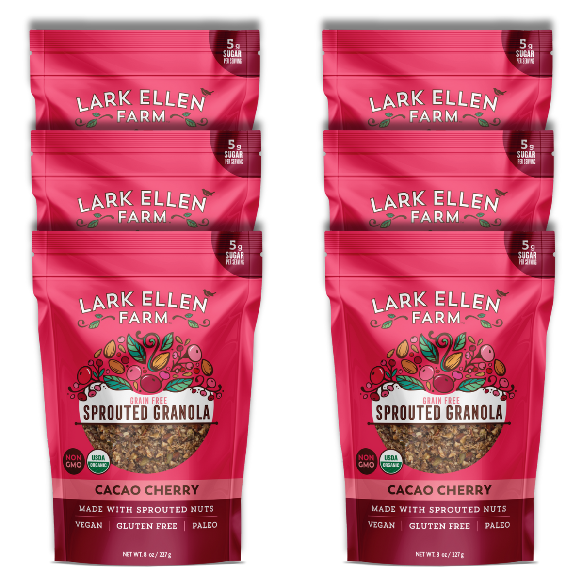 Cacao Cherry  Sprouted Granola