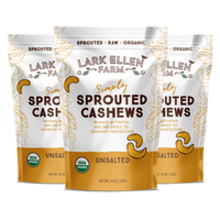 Cashews Unsalted, Sprouted Organic