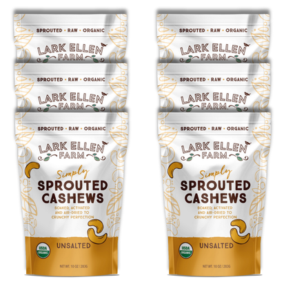 Cashews Unsalted, Sprouted Organic