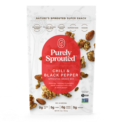 Chili & Black Pepper, Sprouted Snack Mix