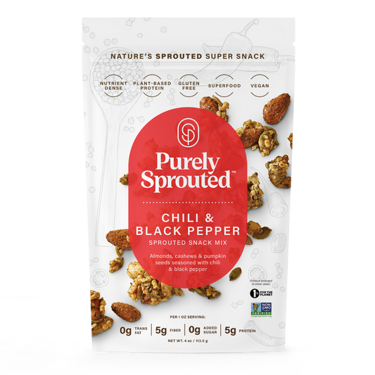 Chili & Black Pepper, Sprouted Snack Mix