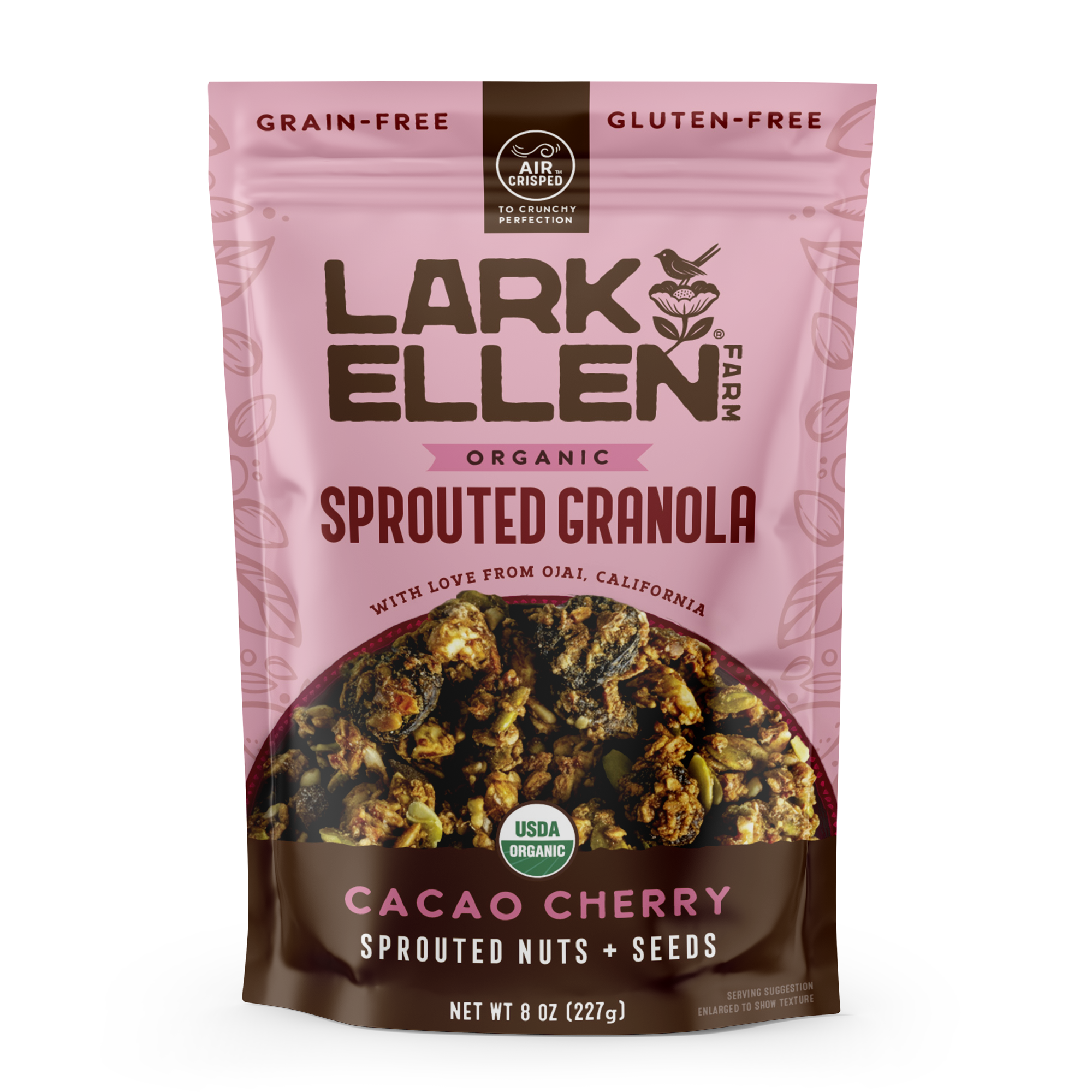 Cacao Cherry Sprouted Organic Granola