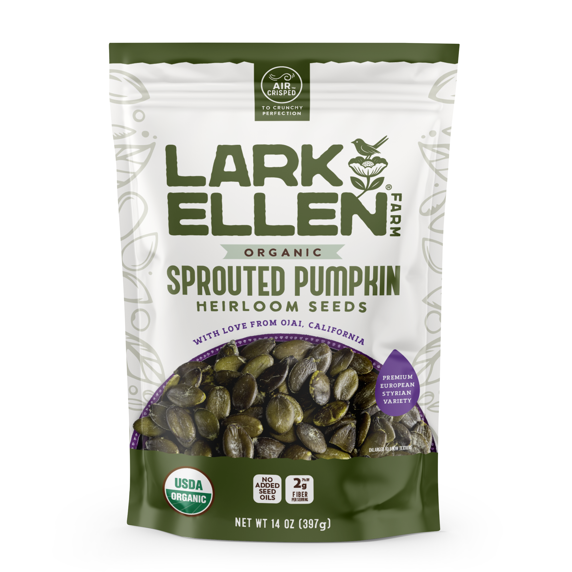 Heirloom Pumpkin Seeds, Sprouted Organic