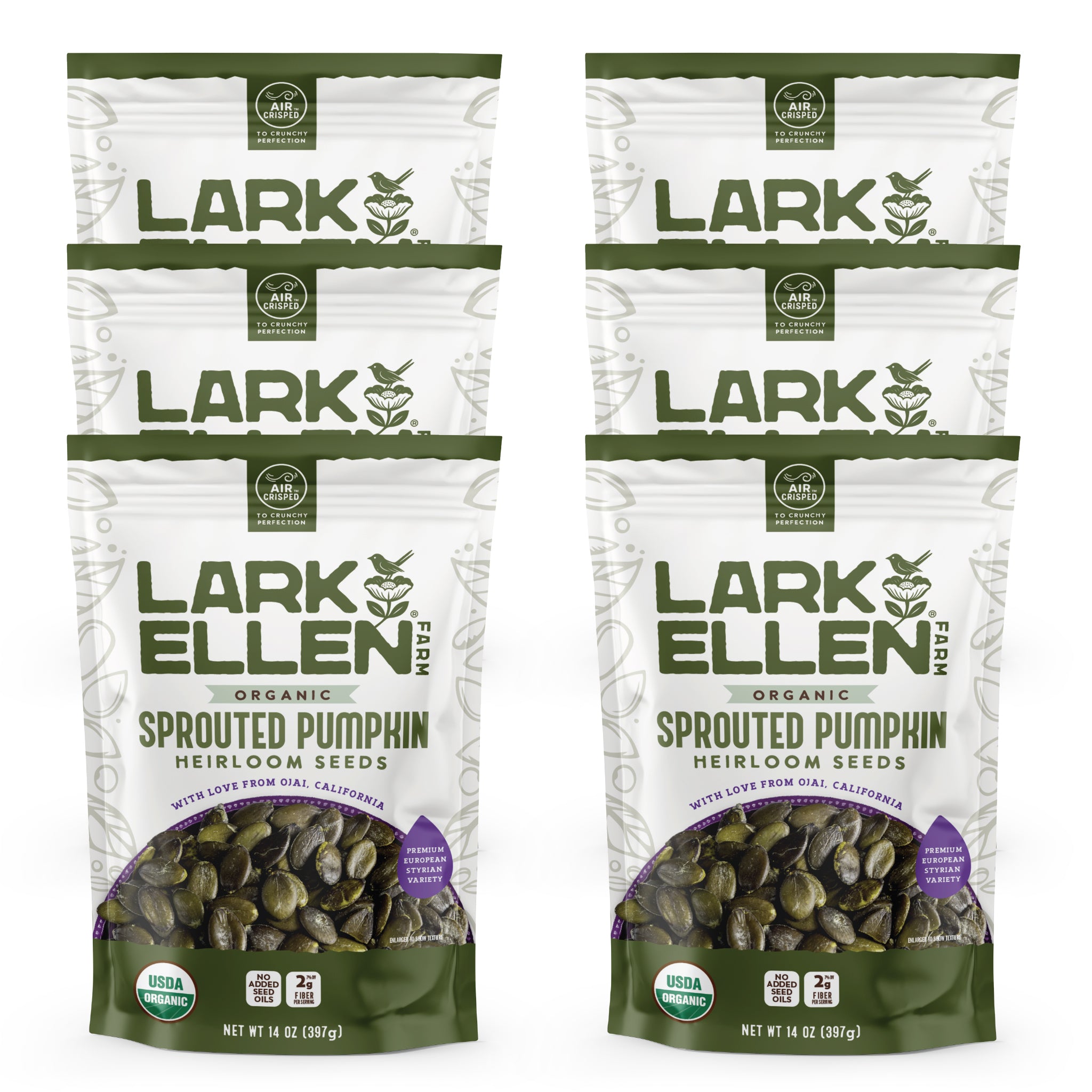 Organic Sprouted European Pumpkin Seeds