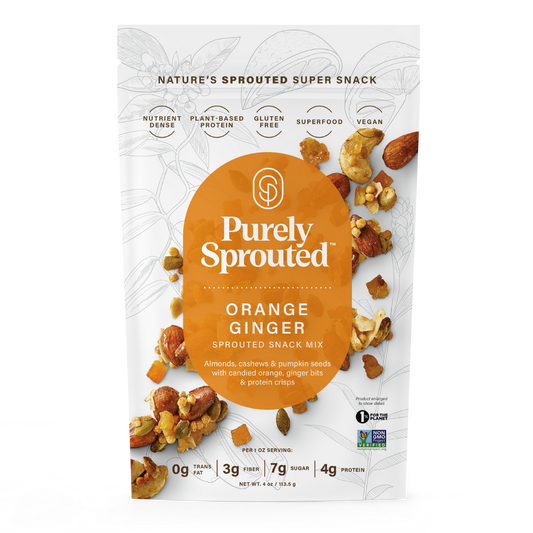 Orange Ginger, Sprouted Snack Mix