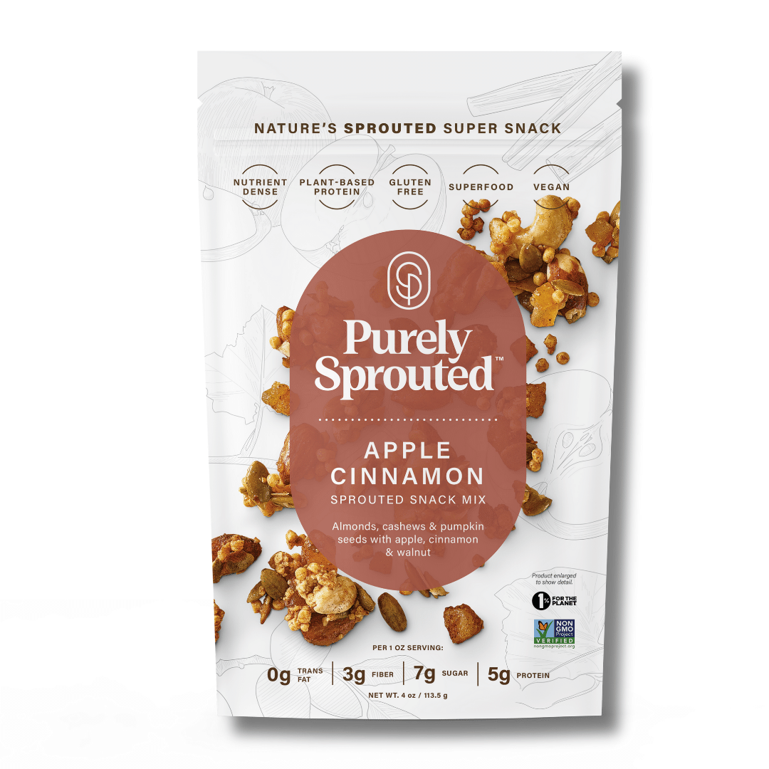 Apple Cinnamon Sprouted Snack Mix