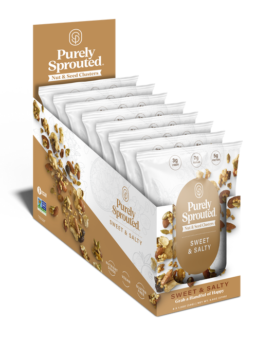 Sweet & Salty, Sprouted Snack Mix, Snack Pack, 8-Pack (1.2 Oz Each)