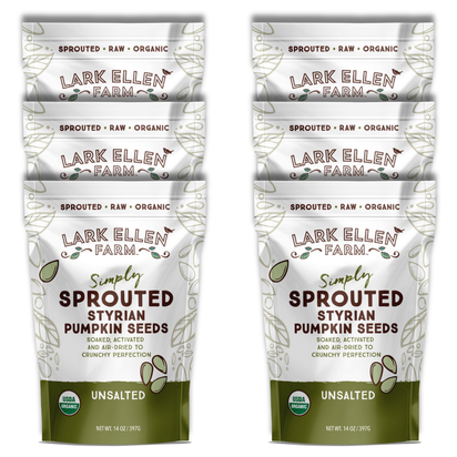 Styrian Pumpkin Seeds, Sprouted Organic