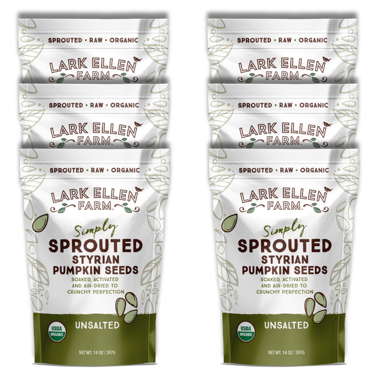 Styrian Pumpkin Seeds, Sprouted Organic