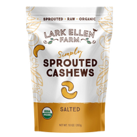 Cashews Lightly Salted. Sprouted Organic