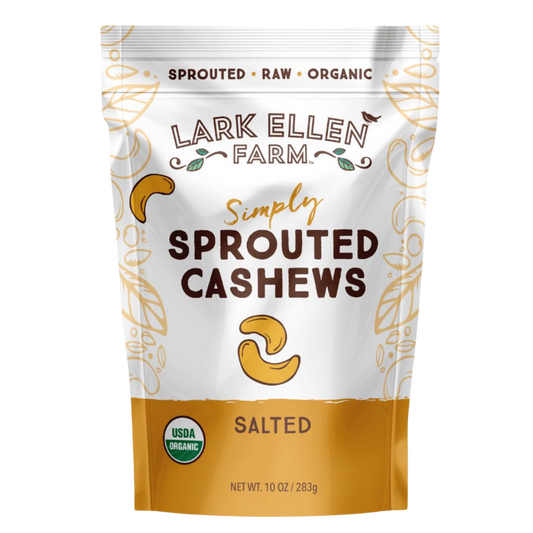 Cashews Lightly Salted. Sprouted Organic