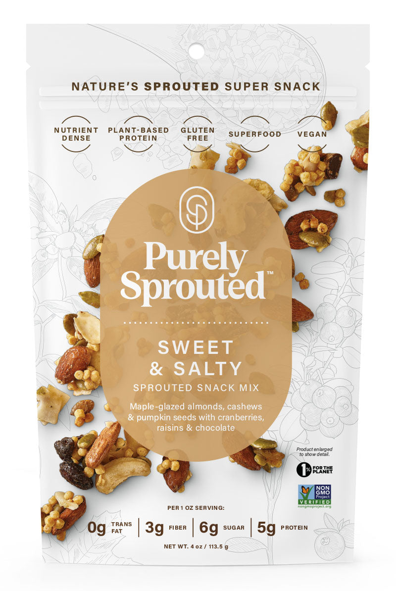 Sweet & Salty Sprouted Snack Mix