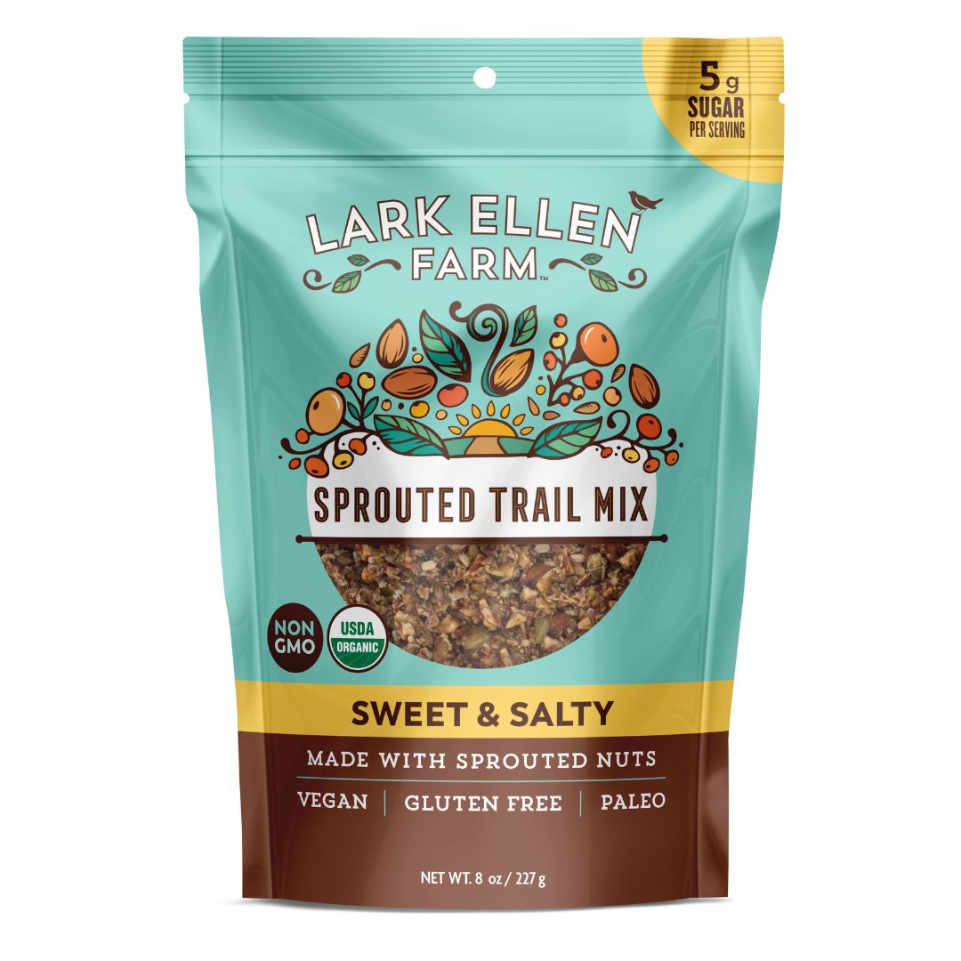 Sweet & Trail Mix Sprouted Organic Paleo & Gluten Free Lark Ellen Farm